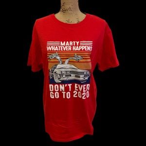 New Back to the Future Funny Tee Shirt L